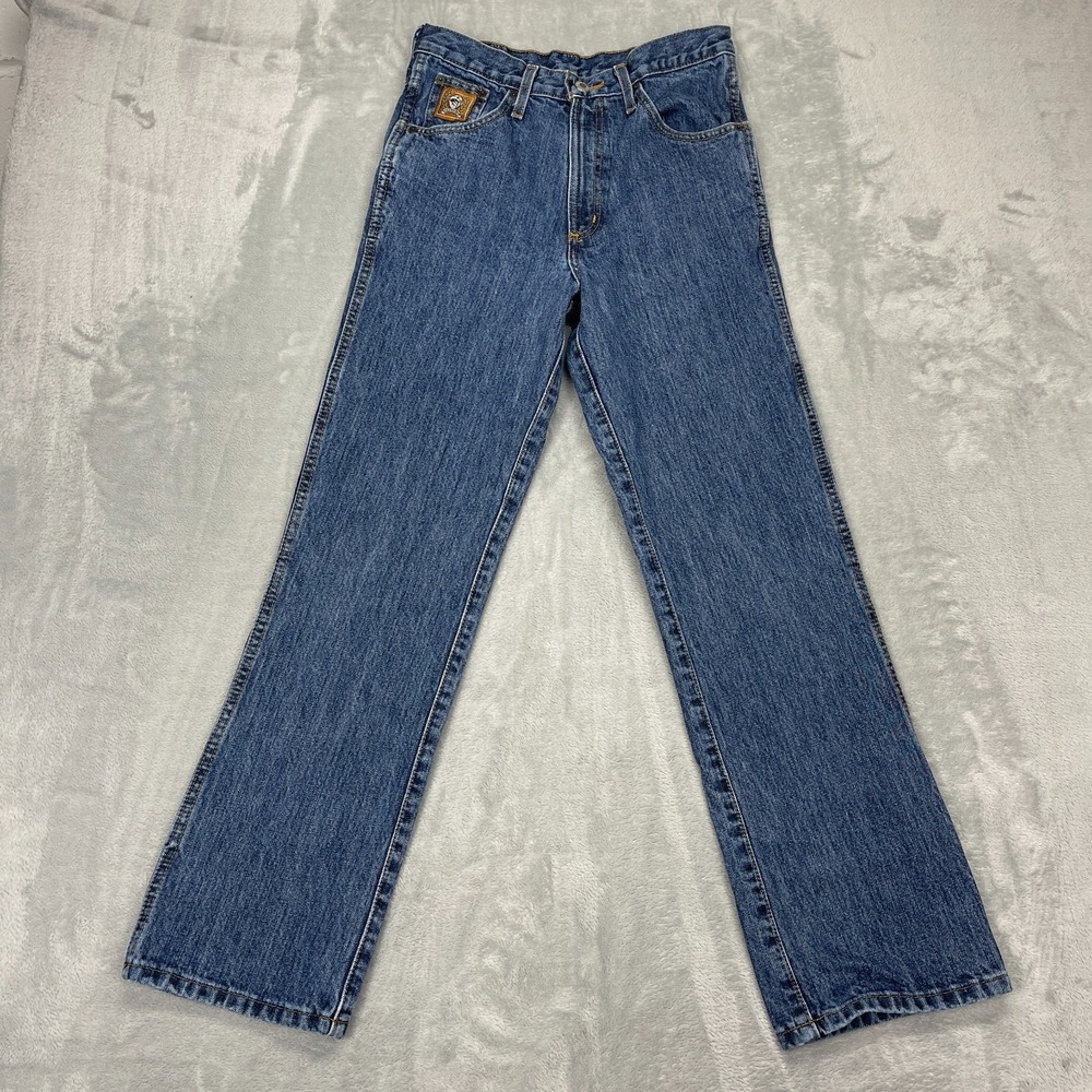 Cinch Jeans Mens 29x30 Blue Denim Medium Wash Western Cowboy Rodeo Straight Leg